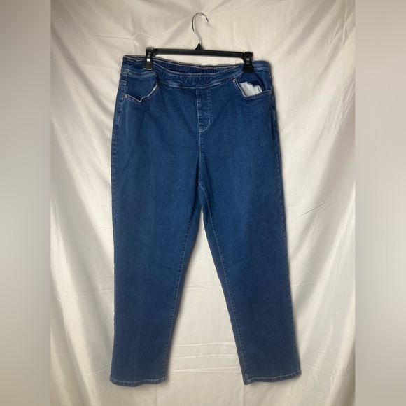 Appleseeds Women's Jeans 14P  Blue Denim Pants 14 Petite - Picture 1 of 7
